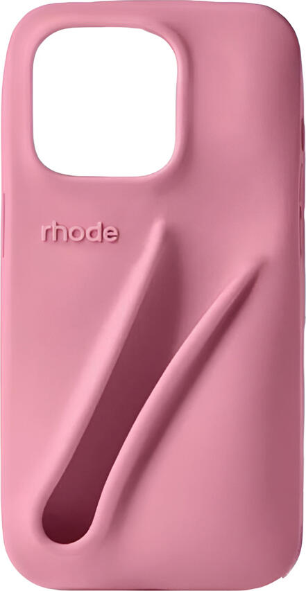 Husa Rhode Lip Case pentru iPhone 16, Culoare Ribbon, Protectie din Silicone Soft-Touch cu Slot Integrat pentru Peptide Lip Treatment sau Tint, Design Puffy