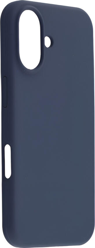 WOO Liquid Silicone Case for iPhone 17, Blue, Shock-Resistant Anti-Slip Protective Cover with Microfiber Lining and Matte Finish, Dust-Resistant