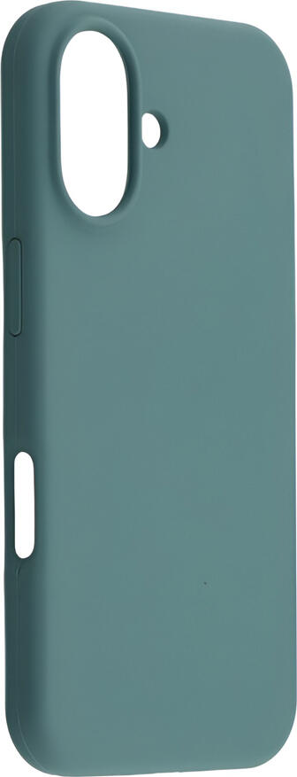 WOO Liquid Silicone Case for iPhone 17, Green, Shock-Resistant Anti-Slip Protective Cover with Microfiber Lining and Matte Finish, Dust-Resistant