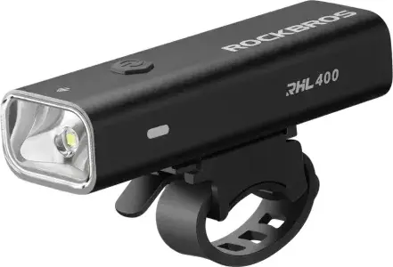 Lanterna frontala pentru bicicleta ROCKBROS 400LM - 24310006001 - Piese/Accesorii > Lumini