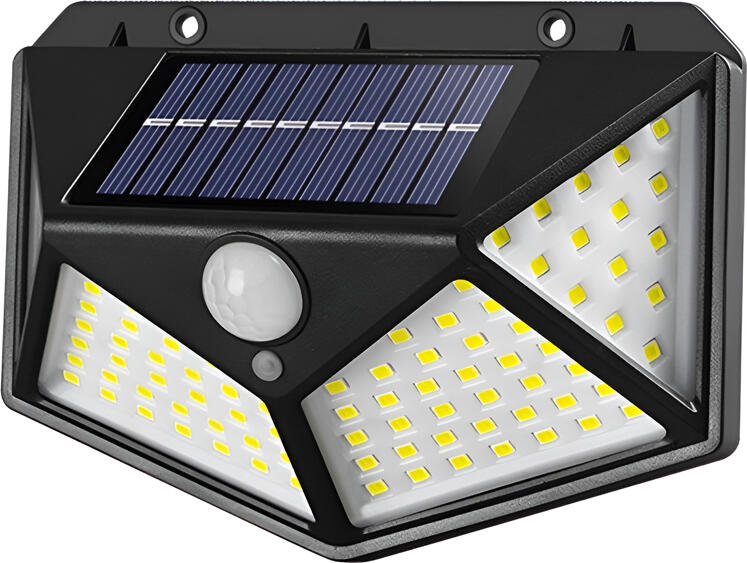 NO Brand Solar Light 6pcs Set, 1200mAh, 100 LED, Waterproof, Black