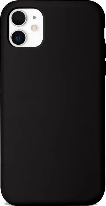 Husa WOO din silicon lichid pentru iPhone 11, cover protectiv slim fit rezistent la socuri cu interior soft, anti-amprente si anti-alunecare