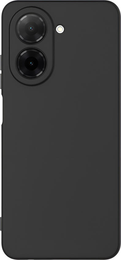 Husa WOO din Silicon Lichid pentru Xiaomi Redmi A5, Protectie Shockproof cu Suprafata Mate Soft-touch si Captusala din Microfibra, Negru