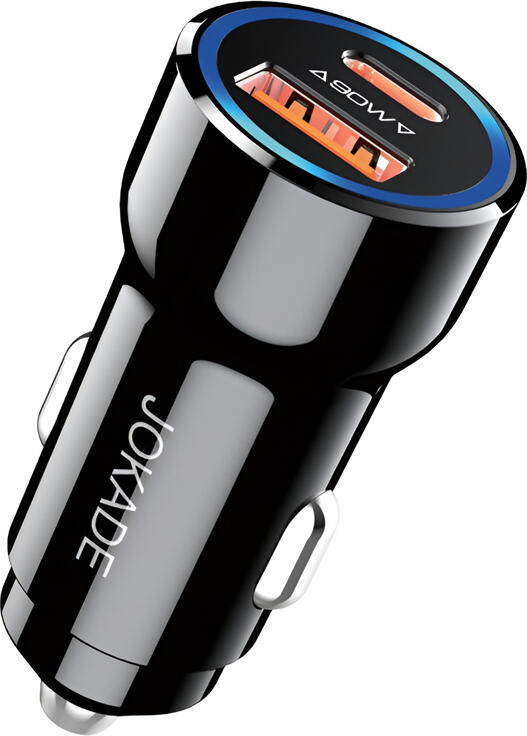 Jokade Car Charger 1*USB-A+1*Type-C 3.4A JH047, Black