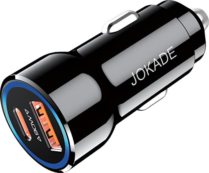 Incarcator Auto Jokade JH047 Seria Kangjia Dual Port 90W USB-C si USB-A Incarcator Rapid 12-24V din PC ABS Ignifug Universal pentru Masini si Camioane