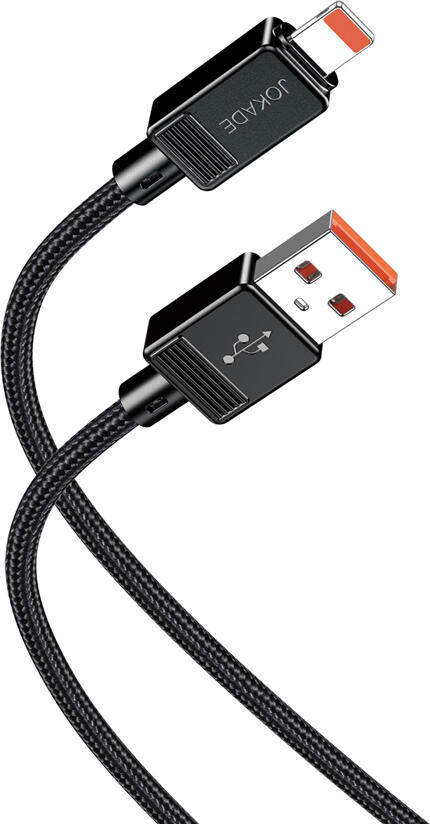 Jokade Cable USB-A to Lightning 5A 1m JA050, Black