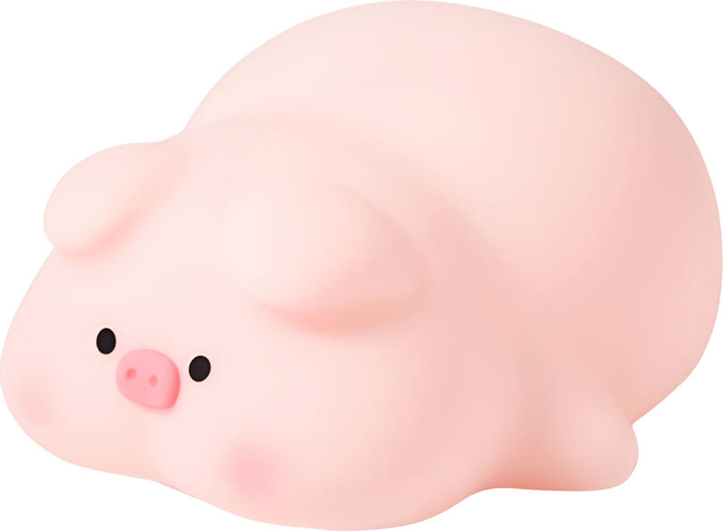 NO Brand Cute Series Night Light Pig, Pink