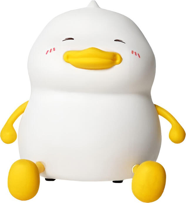 DMLink Cute Series Night Light Duke, Silicone Kawaii LED Lamp, 1200mAh Battery, USB Type-C Rechargeable, 3 Lighting Modes, Soft Touch Control