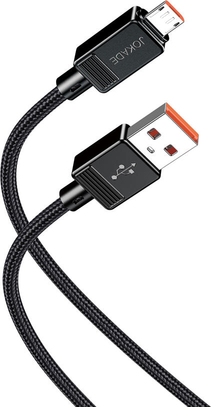 Jokade Cable USB-A to Micro-USB 5A 1m JA050, Black