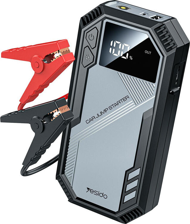 Yesido Car Jump Starter 6000mAh 800A, VC11, Black
