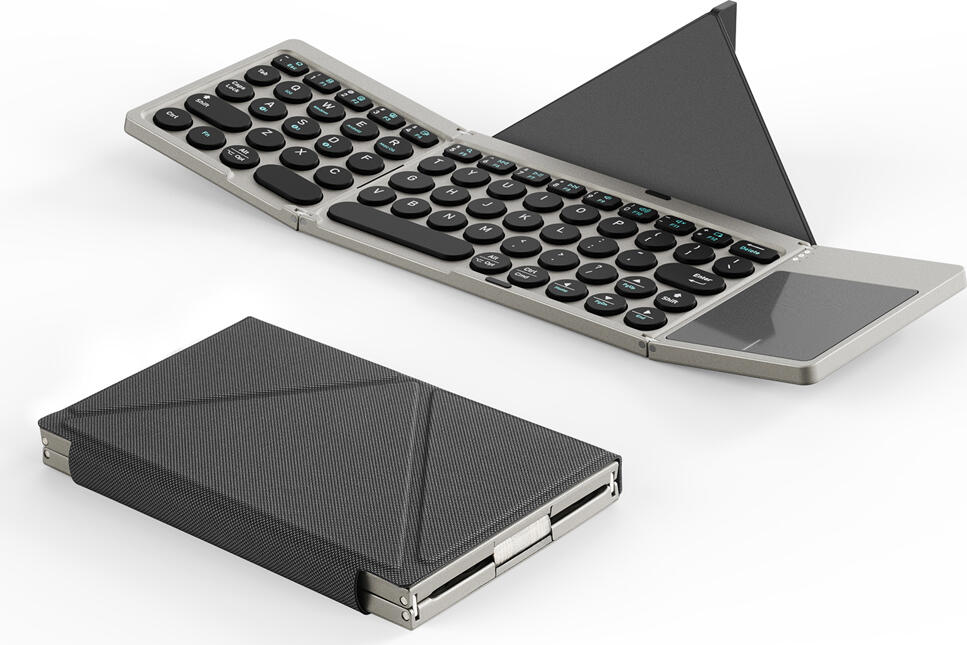 DUX DUCIS Bluetooth Tri-fold Touch Keyboard OK Flip Series