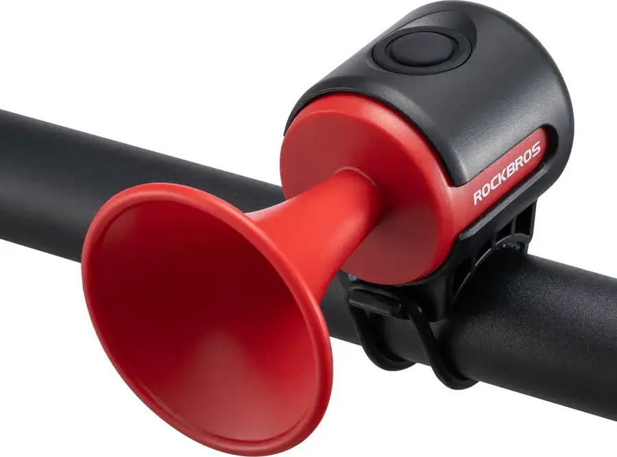 Sonerie pentru bicicleta ROCKBROS, tip claxon, rosu - 34210002003 - Piese/Accesorii > Sonerii
