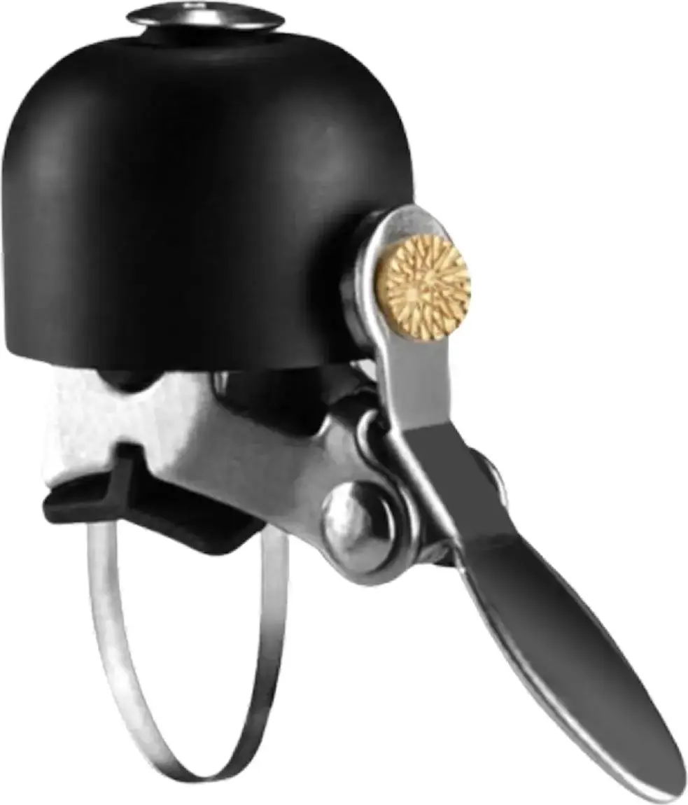 Sonerie pentru bicicleta din Otel Inoxidabil ROCKBROS, negru - 2016-1ABK - Piese/Accesorii > Sonerii