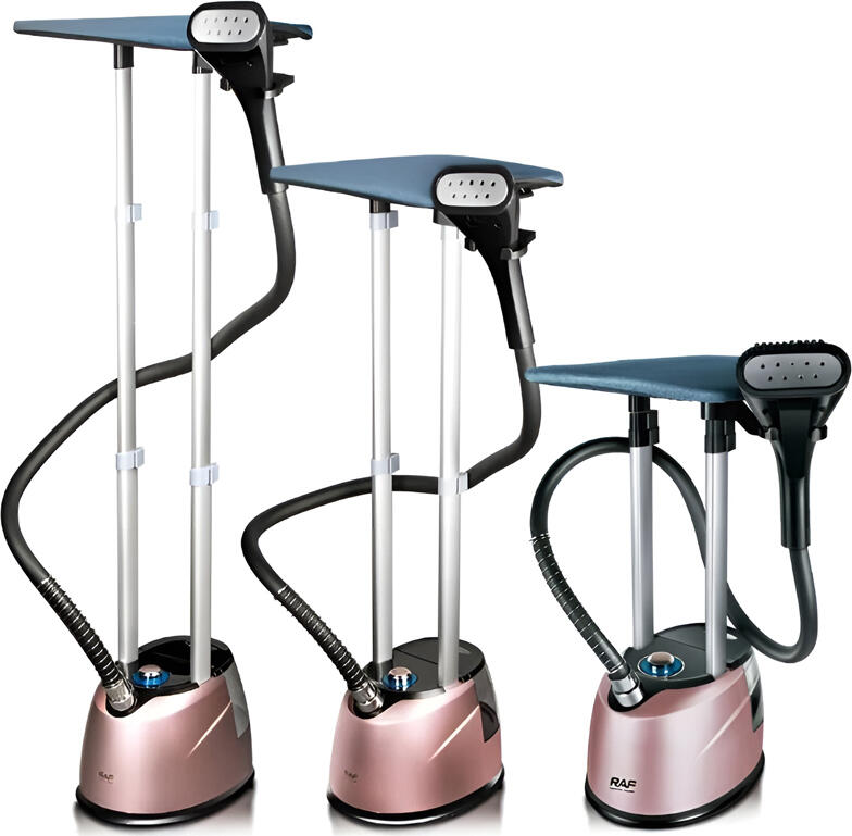 aparat de calcat cu abur Raf R.3046R, 2000W, rezervor apa transparent 2.2L, talpa ceramica, functie jet vertical, protectie Against dry-run, bara reglabila