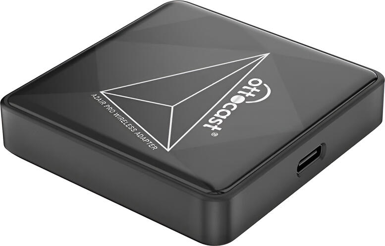 Ottocast A2Air Pro Wireless Android Auto Adapter, Dual-Core ARM Cortex-A7 1.2GHz, 5GHz WiFi, Bluetooth 5.0, Plug-and-Play USB Type-C, Black