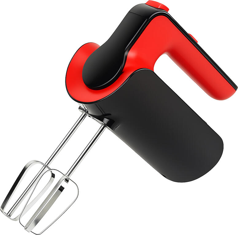 Raf R.6653R Hand Mixer 800W, 5 Speed Settings, 22000 rpm, ABS Plastic, with Accessories, Red/Black