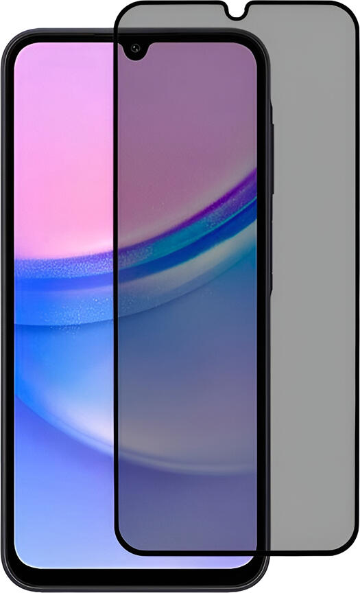 WOO Tempered Glass Privacy 5D Screen Protector for Samsung Galaxy A17, Full Coverage Anti-Spy Scratch Resistant Guard with Oleophobic Coating