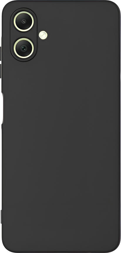 WOO Protective Back Cover Case for Samsung Galaxy A07, Liquid Silicone and TPU Material, Slim Fit Shockproof Shell, Black