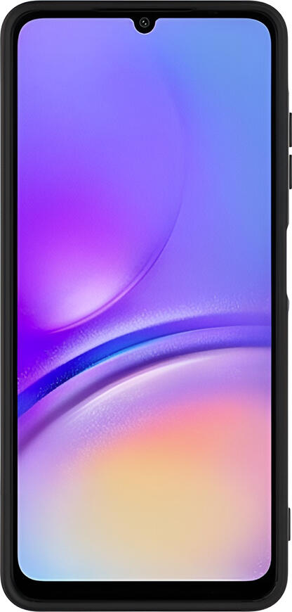 WOO Protective Back Cover Case for Samsung Galaxy A07, Liquid Silicone and TPU Material, Slim Fit Shockproof Shell, Black