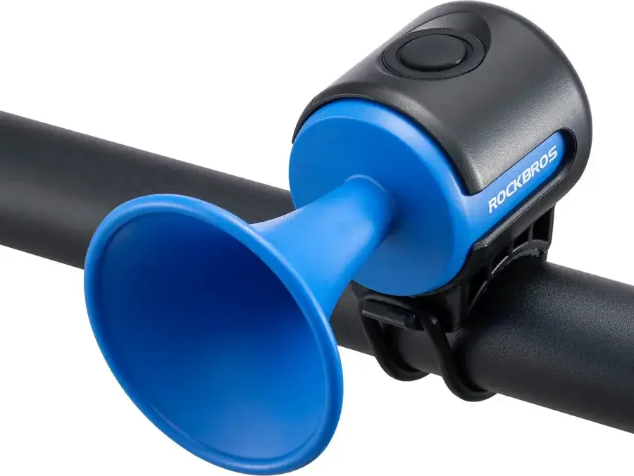 Sonerie pentru bicicleta ROCKBROS, tip claxon, albastru - 34210002002 - Piese/Accesorii > Sonerii