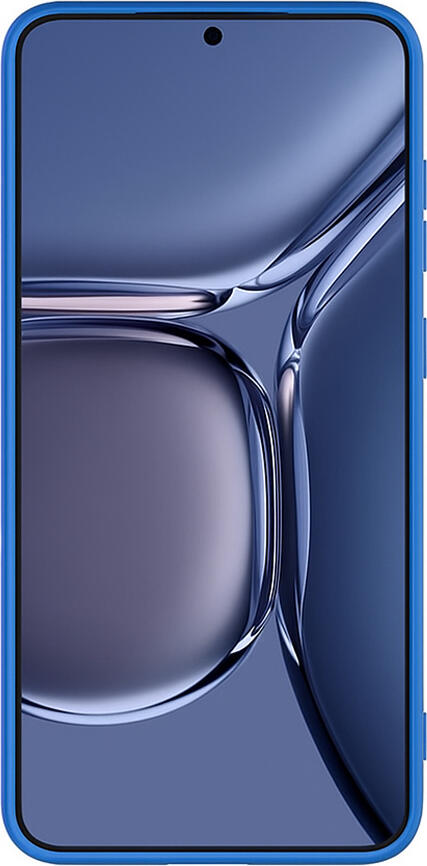 WOO Liquid Silicone Case for Samsung Galaxy S25 FE, Blue, Shockproof Slim Cover with Microfiber Lining, Anti-slip and Dust-resistant Protection