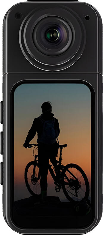 NO Brand Mini Action Camera S70 Lens 2.7K, 180 Rotation, Black