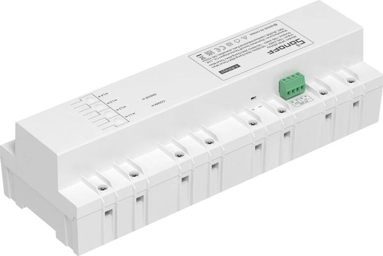 Sonoff SPM-4Relay Smart Stackable Power Meter Expansion Module, 4-Channel 20A 100-240V AC, Wi-Fi RS485, DIN Rail, eWeLink App, Real-time Energy Monitoring