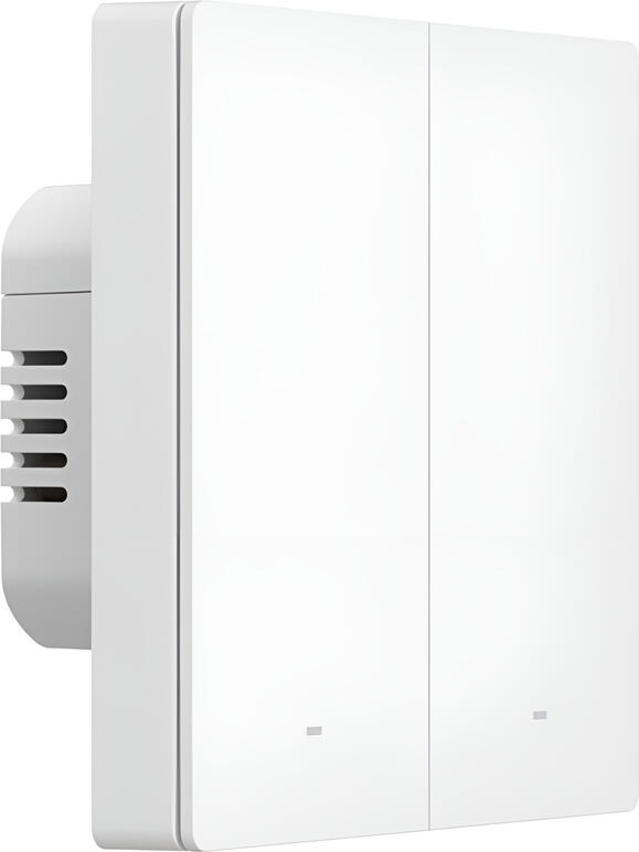 Sonoff SwitchMan M5 ZBM5 Zigbee 3.0 Smart Wall Switch, 2-Gang Capacitive Touch, Neutral Optional, 100-240V AC, 10A, eWeLink, Alexa & Google Assistant