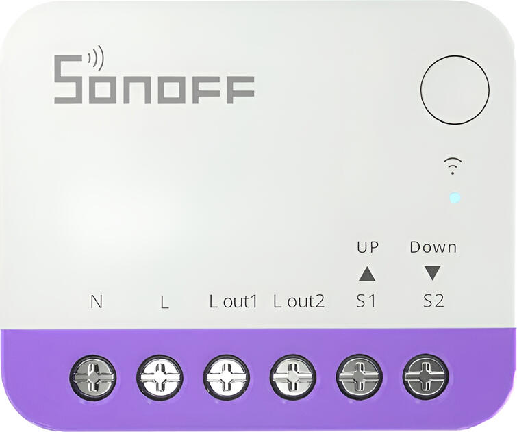 Sonoff MINI-RBS Smart Roller Shutter Switch, Matter Compatible, Wi-Fi & Bluetooth, 100-240V AC, 240W Max Load, Energy Monitoring, Apple Home, Google Home