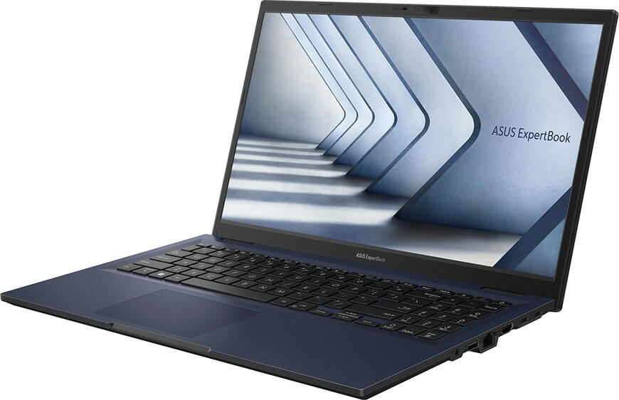 Laptop Asus ExpertBook B1 B1502, 15.6" FHD Anti-glare, Intel Core i3-N305, 8GB RAM, 256GB SSD, Windows 11 Pro, Wi-Fi 6, MIL-STD 810H, Negru