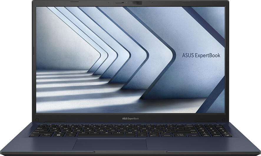 Laptop Asus ExpertBook B1 B1502, 15.6" FHD Anti-glare, Intel Core i3-N305, 8GB RAM, 256GB SSD, Windows 11 Pro, Wi-Fi 6, MIL-STD 810H, Negru