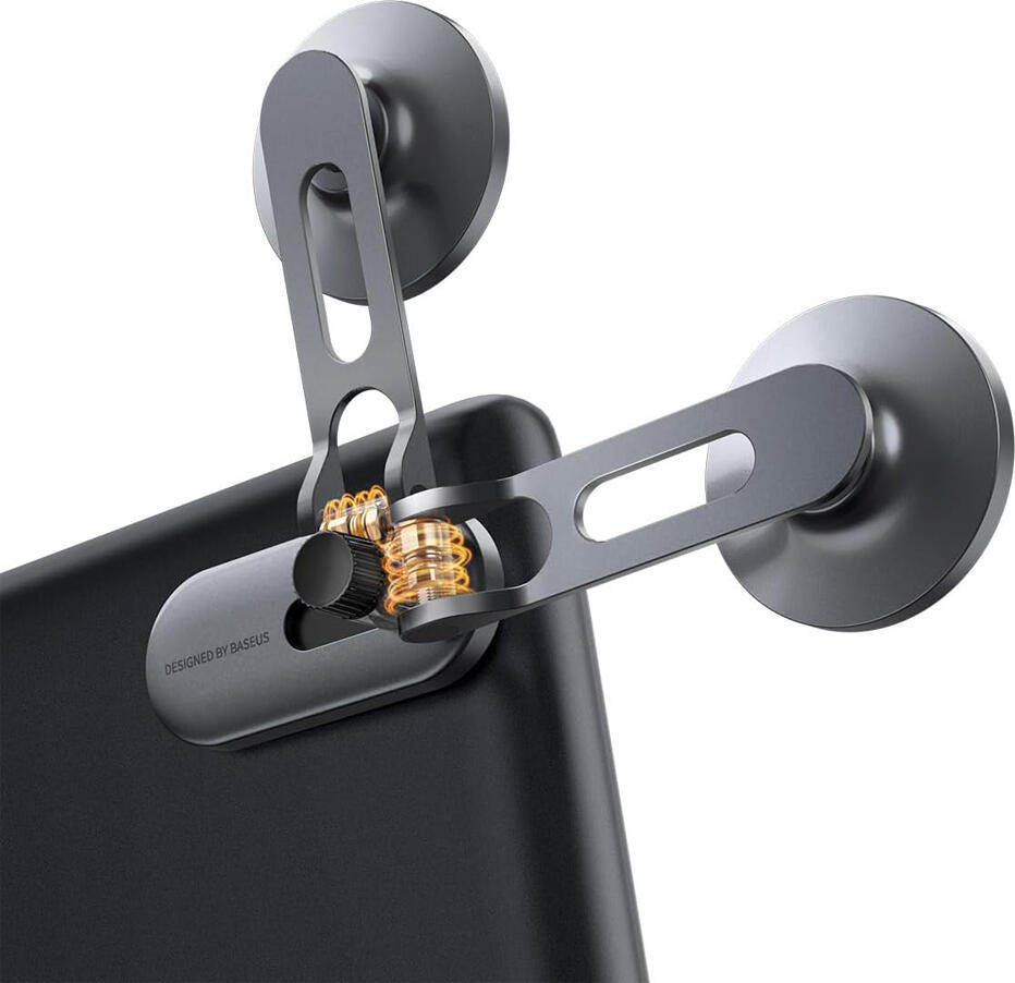 Baseus T-Space Series Folding Metal Magnetic Car Mount BS-TS006 for Tesla, Aluminium Alloy MagSafe Compatible Phone Holder, 360 Rotation