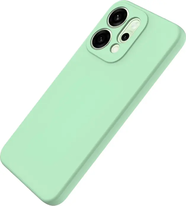 Чехол WOO для Oppo Reno 14, противоударный кейс из премиального жидкого силикона с подкладкой из микрофибры, матовое покрытие против отпечатков