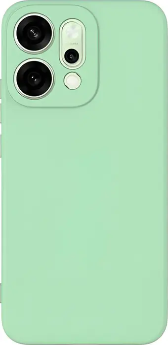Чехол WOO для Oppo Reno 14, противоударный кейс из премиального жидкого силикона с подкладкой из микрофибры, матовое покрытие против отпечатков