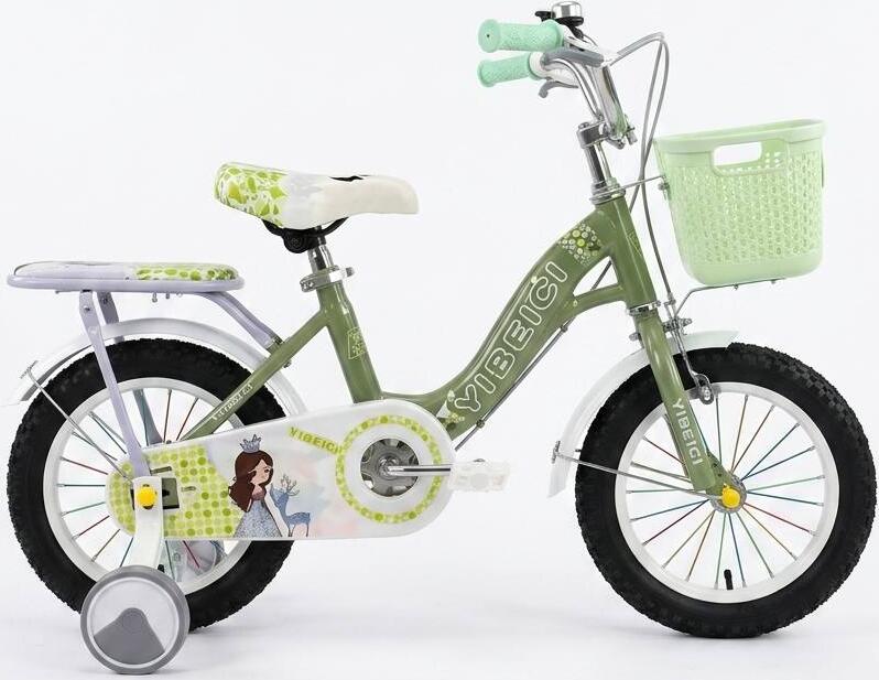 YIBEIQI 12, verde - Biciclete > Roti12 - 2/4 ani