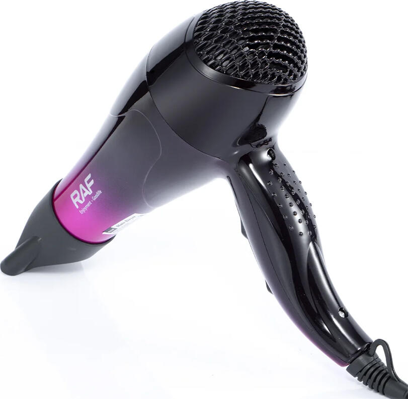 Raf R.4554P Hair Dryer 900W, 15000 RPM Motor, 3 Temperature and 2 Speed Settings, Cold Air Function, Overheat Protection, with Concentrator Nozzle