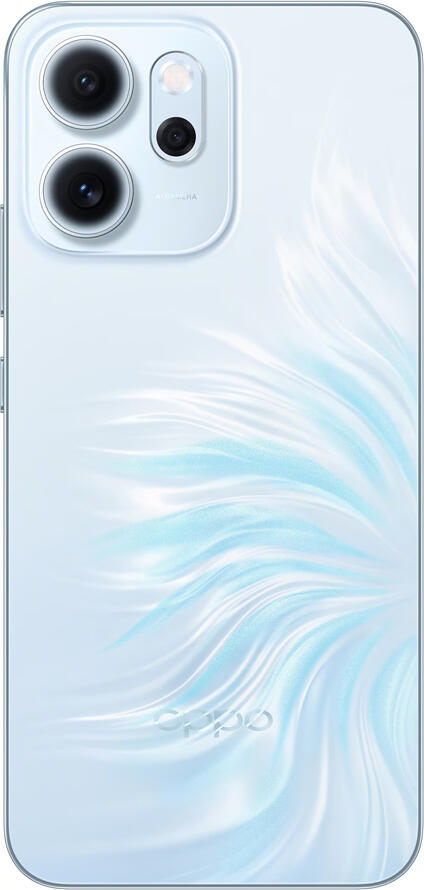 Smartphone OPPO Reno 14F 5G CPH2743, Opal Blue, Ecran AMOLED 6.57 inch 120Hz, Snapdragon 6 Gen 1, 8GB RAM, 256GB Stocare, Camera Tripla 50MP OIS, Baterie 6000mAh, IP68/IP69