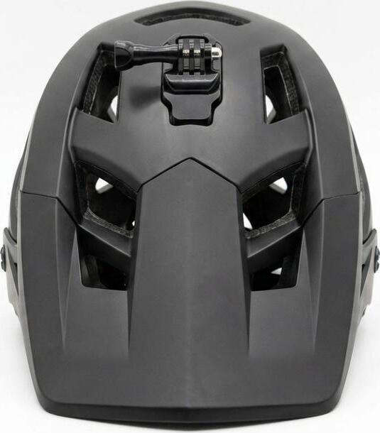 GUB LIS MTB Mountain Bike Helmet, In-Mold PC and EPS Construction, Integrated Action Camera Mount, Aerodynamic Visor, Extended Head Coverage, Black Orange