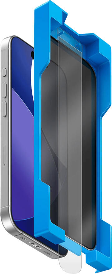 Uniq Exofit Optix Covex Tempered Glass Screen Protector with Privacy Filter and Installation Tool for iPhone 17 Pro