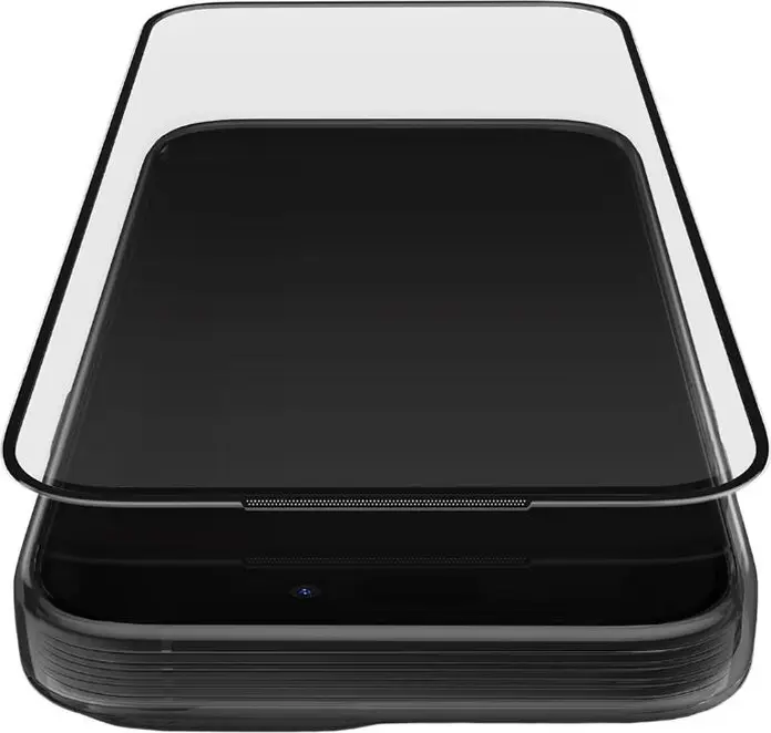 Защитное стекло Uniq Optix Xenon Clear NanoCeram для iPhone 17 Pro Max 6.9 дюйма, керамическое стекло твердостью 6 по шкале Мооса, ударопрочное, олеофобное покрытие
