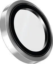 Uniq Camera Lens Protector for iPhone 17 Pro/17 Pro Max (2025) 6.3/6.6 Optix Prime, Silver Chrome