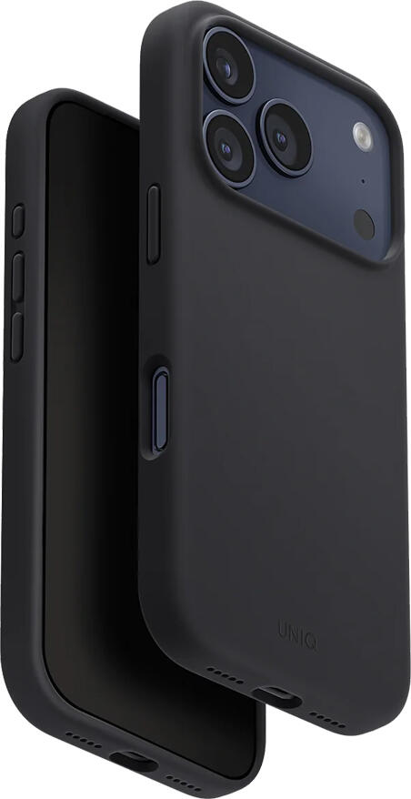 Husa Uniq Lino Hybrid MagClick pentru iPhone 17 Pro Max 6.9", Silicon Lichid Premium cu Captusala de Microfibra, Compatibila MagClick, Protectie 2.5m
