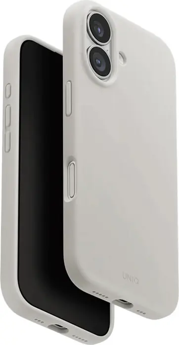 Husa UNIQ Lino Hybrid MagClick pentru iPhone 17 6.3 inch, Protectie Shockproof din Silicon Lichid si Policarbonat, Compatibila MagSafe