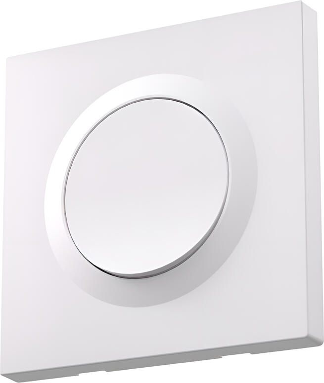 Sonoff E1GS Wall Switch Enclosure for MINIR4, MINIR4M, ZBMINIR2, Fire-resistant PC Material, 86x86x34mm, White, Ergonomic Micro-arc Button