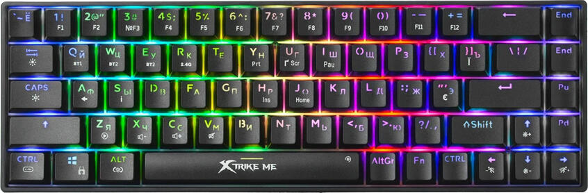 Xtrike Me Keyboard Wireless GK-995W Black