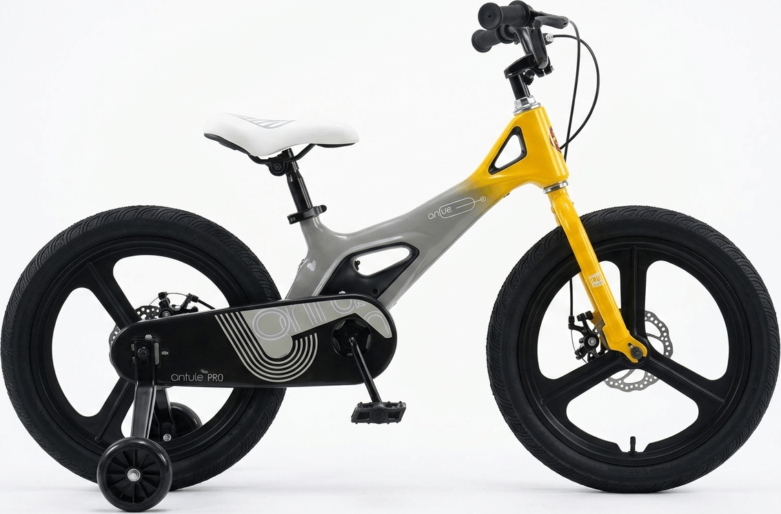 Qntule 18 negru - galben - Biciclete > Roti 18 - 5/7 ani