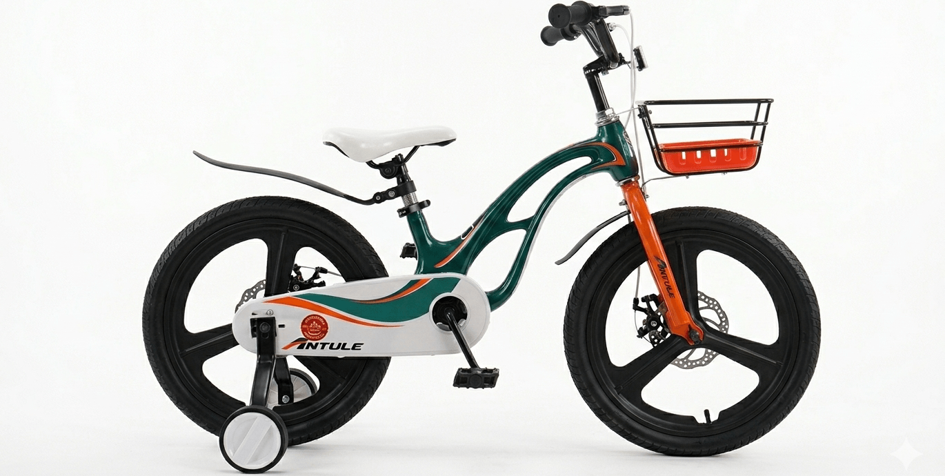 Antule 18 negru - verde - Biciclete > Roti 18 - 5/7 ani
