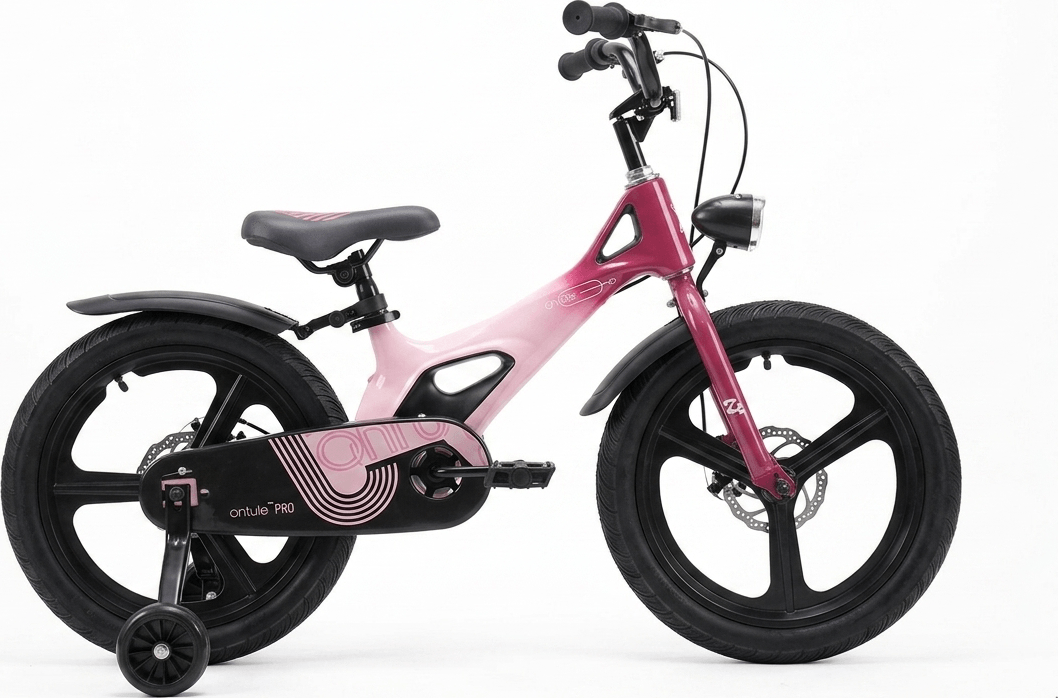Qntule 18 negru - roz - Biciclete > Roti 18 - 5/7 ani