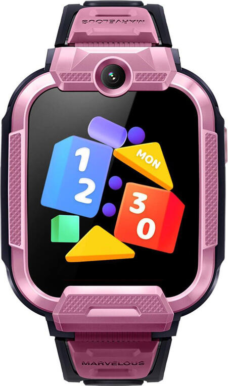 Детские смарт-часы Mibro Kids Watch Phone Z5 XPSWZ002 4G LTE, Розовый, TFT-дисплей 1.69 дюйма, две камеры 2МП, GPS GLONASS Beidou, G-сенсор, фото-навигация, аккумулятор 900мАч, 2ATM, 59г