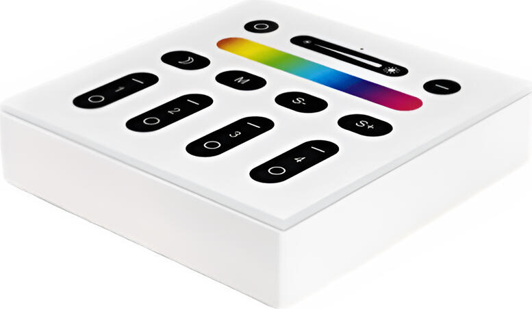 Gledopto 2.4G RGBW 4 zone RGB+CCT wall mounted touch panel remote (GL-W-003Z), compatiable with Pro version lights and controllers